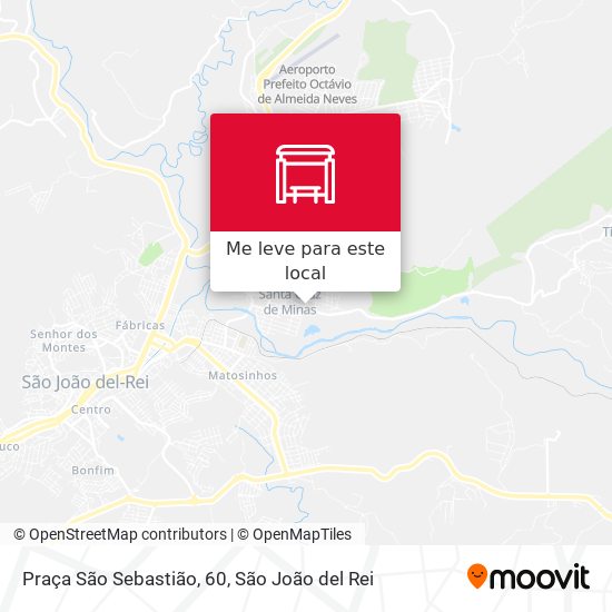 Praça São Sebastião, 60 mapa