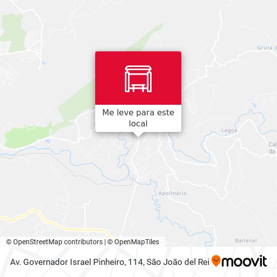 Av. Governador Israel Pinheiro, 114 mapa