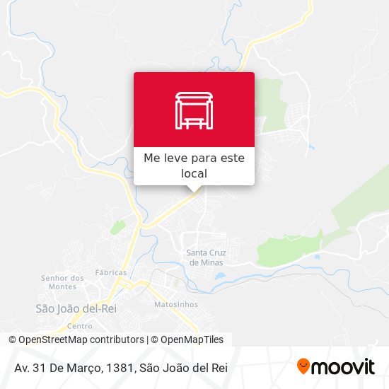 Av. 31 De Março, 1381 mapa