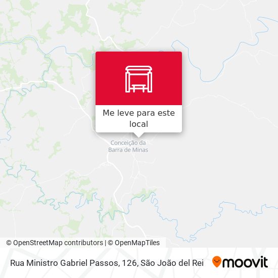 Rua Ministro Gabriel Passos, 126 mapa