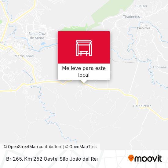 Br-265, Km 252 Oeste mapa