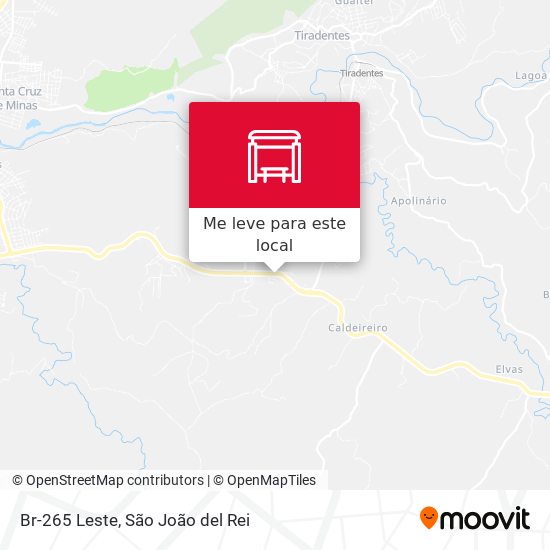 Br-265 Leste mapa