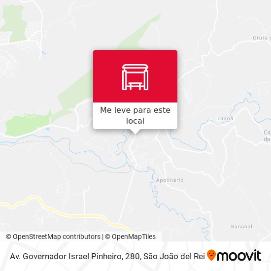 Av. Governador Israel Pinheiro, 280 mapa