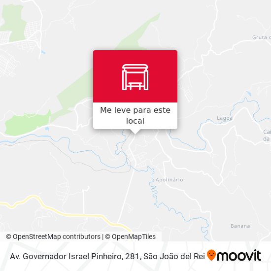Av. Governador Israel Pinheiro, 281 mapa