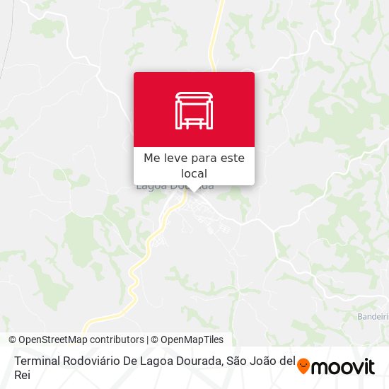 Terminal Rodoviário De Lagoa Dourada mapa