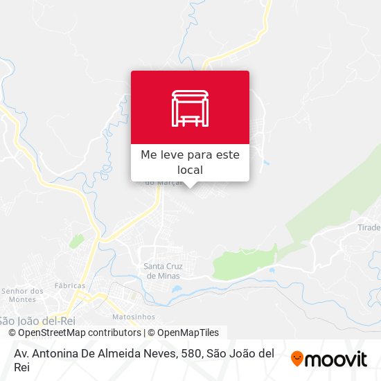 Av. Antonina De Almeida Neves, 580 mapa