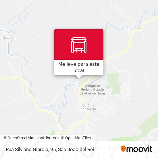 Rua Silviano Giarola, 95 mapa