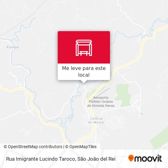 Rua Imigrante Lucindo Taroco mapa