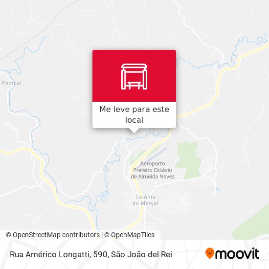 Rua Américo Longatti, 590 mapa