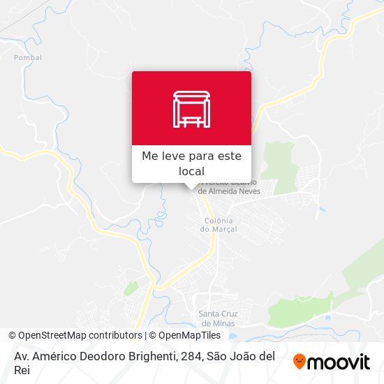 Av. Américo Deodoro Brighenti, 284 mapa