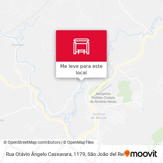Rua Otávio Ângelo Cassavara, 1179 mapa