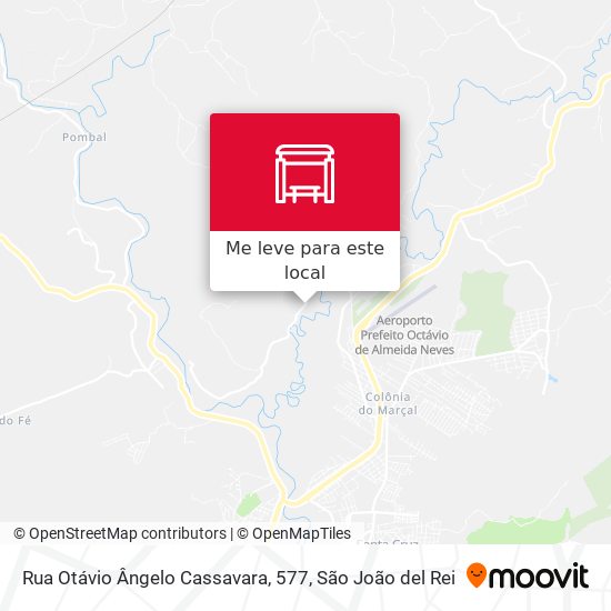 Rua Otávio Ângelo Cassavara, 577 mapa