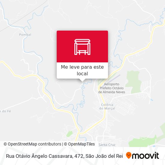 Rua Otávio Ângelo Cassavara, 472 mapa