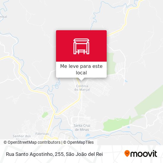 Rua Santo Agostinho, 255 mapa