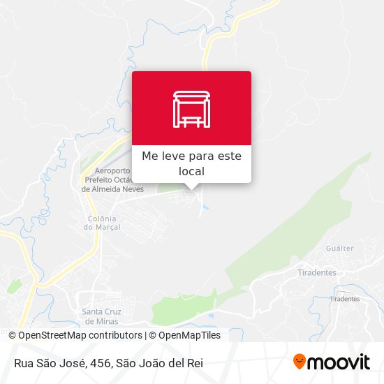 Rua São José, 456 mapa