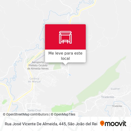 Rua José Vicente De Almeida, 445 mapa