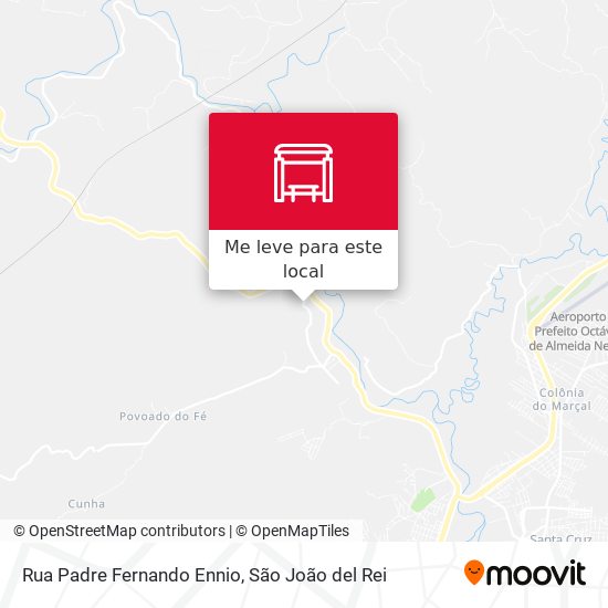 Rua Padre Fernando Ennio mapa