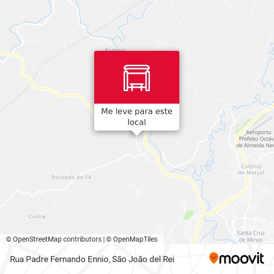 Rua Padre Fernando Ennio mapa