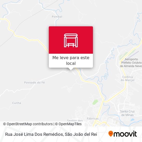 Rua José Lima Dos Remédios mapa