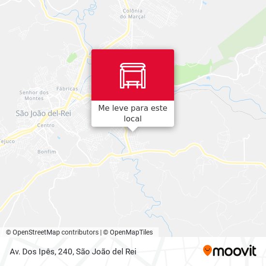 Av. Dos Ipês, 240 mapa