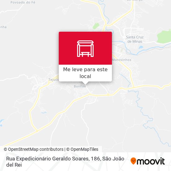 Rua Expedicionário Geraldo Soares, 186 mapa