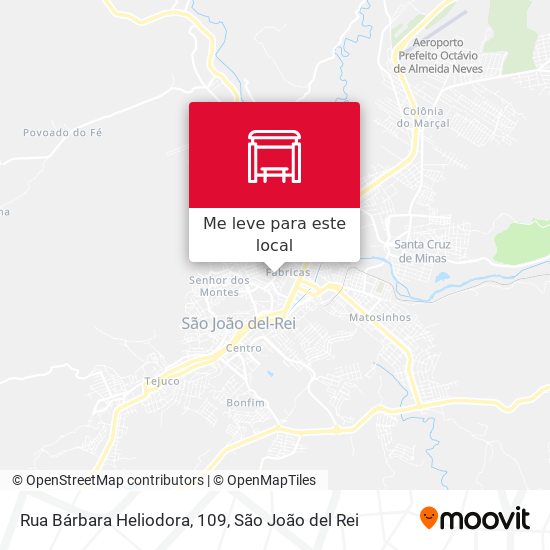 Rua Bárbara Heliodora, 109 mapa