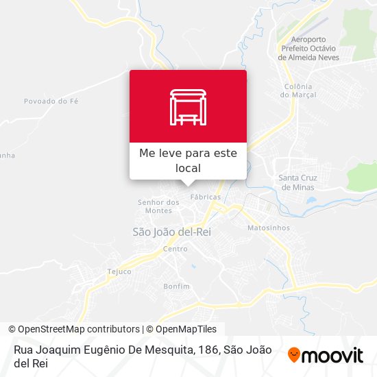 Rua Joaquim Eugênio De Mesquita, 186 mapa
