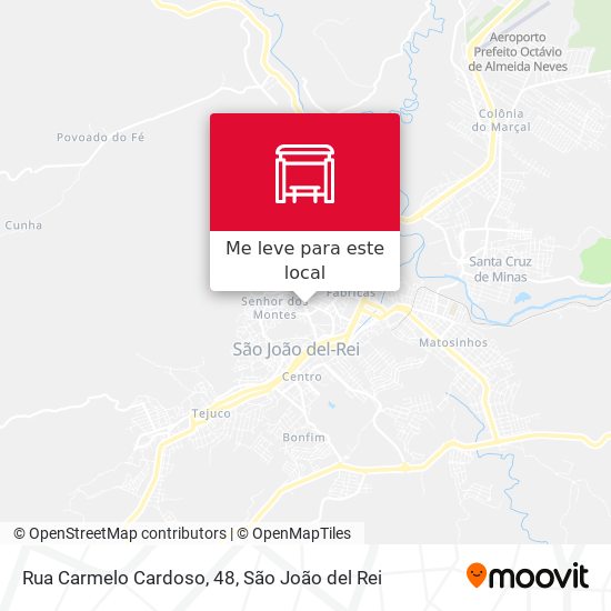 Rua Carmelo Cardoso, 48 mapa