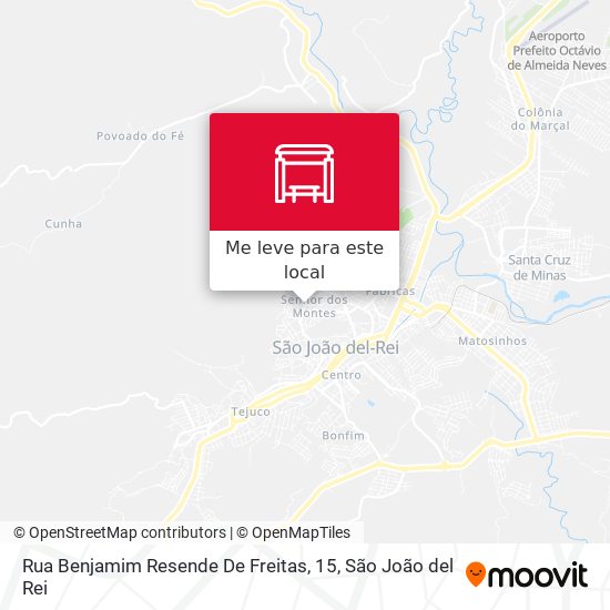 Rua Benjamim Resende De Freitas, 15 mapa