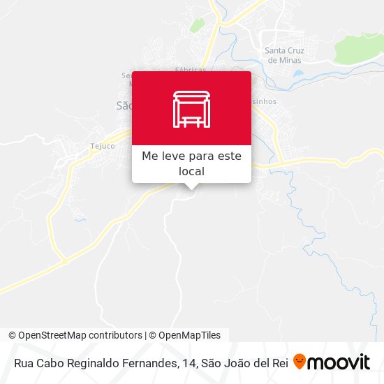Rua Cabo Reginaldo Fernandes, 14 mapa