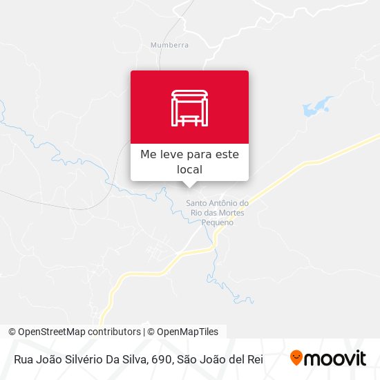 Rua João Silvério Da Silva, 690 mapa