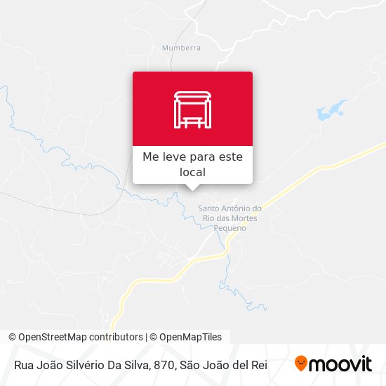 Rua João Silvério Da Silva, 870 mapa