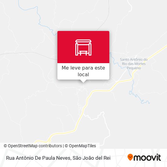 Rua Antônio De Paula Neves mapa
