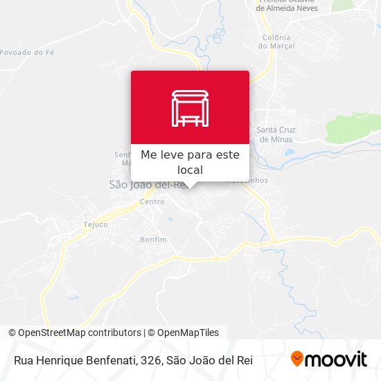 Rua Henrique Benfenati, 326 mapa