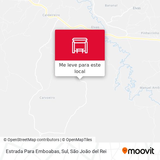 Estrada Para Emboabas, Sul mapa