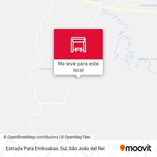 Estrada Para Emboabas, Sul mapa