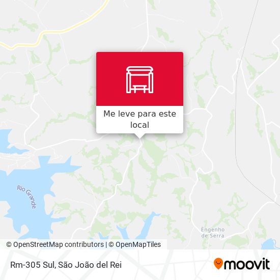 Rm-305 Sul mapa
