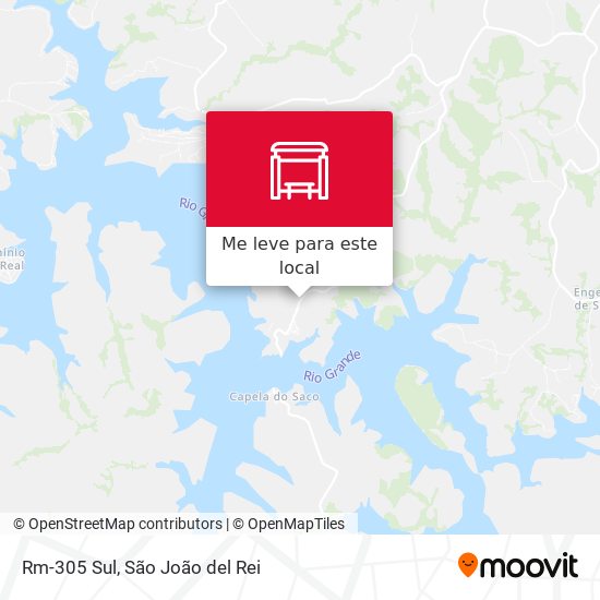 Rm-305 Sul mapa