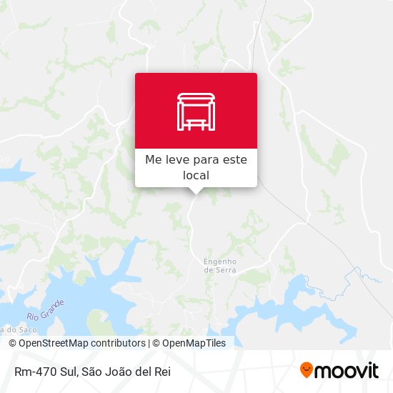 Rm-470 Sul mapa