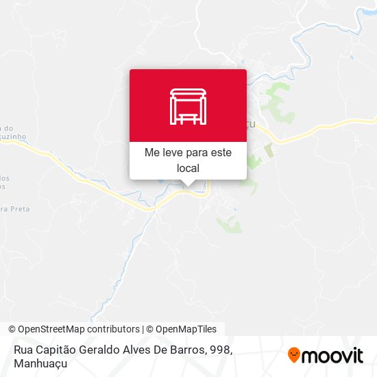 Rua Capitão Geraldo Alves De Barros, 998 mapa