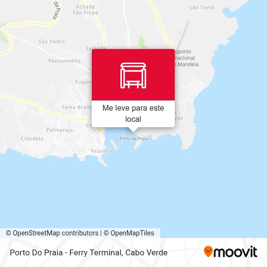 Porto Do Praia - Ferry Terminal mapa