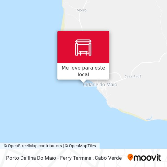 Porto Da Ilha Do Maio - Ferry Terminal mapa