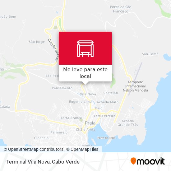 Terminal Vila Nova mapa