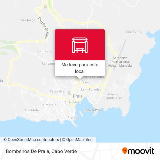 Bombeiros De Praia mapa