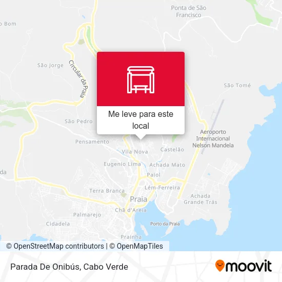 Parada De Onibús mapa