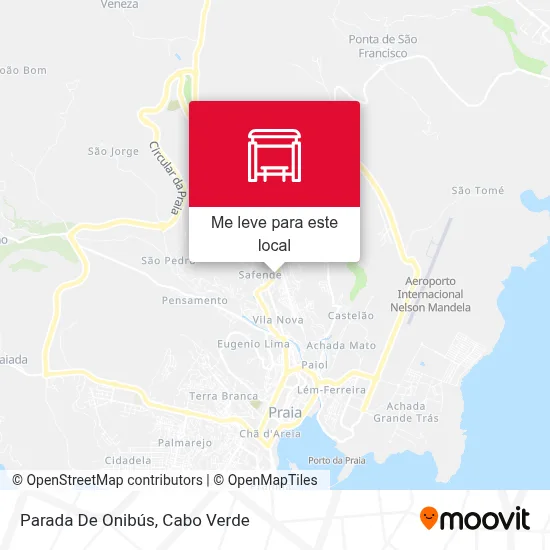 Parada De Onibús mapa