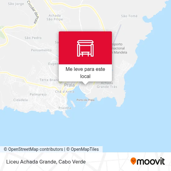 Liceu Achada Grande mapa