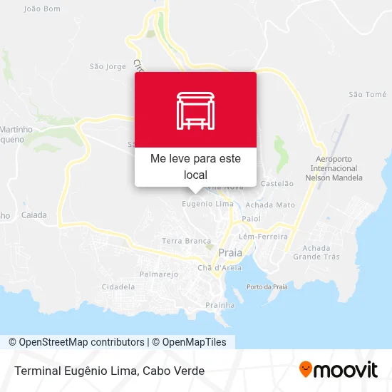 Terminal Eugênio Lima mapa