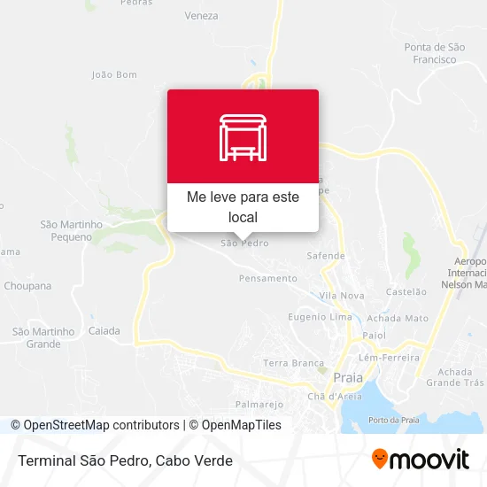 Terminal São Pedro mapa