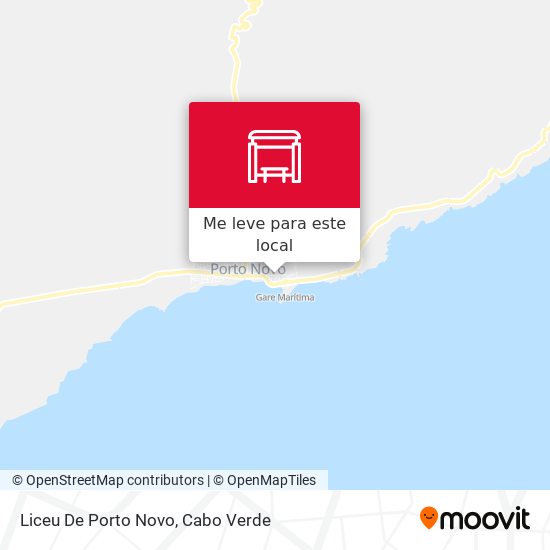 Liceu De Porto Novo mapa